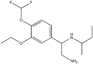  {2-amino-1-[4-(difluoromethoxy)-3-ethoxyphenyl]ethyl}(methyl)propan-2-ylamine