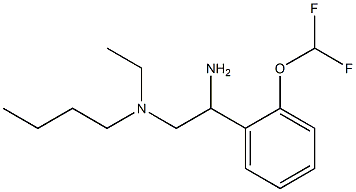 {2-amino-2-[2-(difluoromethoxy)phenyl]ethyl}(butyl)ethylamine