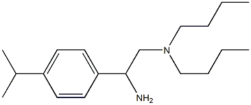 {2-amino-2-[4-(propan-2-yl)phenyl]ethyl}dibutylamine Structure