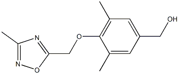 {3,5-dimethyl-4-[(3-methyl-1,2,4-oxadiazol-5-yl)methoxy]phenyl}methanol