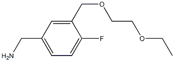  {3-[(2-ethoxyethoxy)methyl]-4-fluorophenyl}methanamine