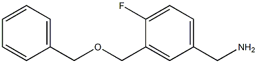 {3-[(benzyloxy)methyl]-4-fluorophenyl}methanamine