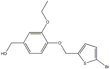  {4-[(5-bromothiophen-2-yl)methoxy]-3-ethoxyphenyl}methanol