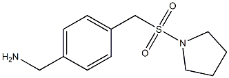 {4-[(pyrrolidine-1-sulfonyl)methyl]phenyl}methanamine Structure