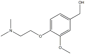 {4-[2-(dimethylamino)ethoxy]-3-methoxyphenyl}methanol Structure