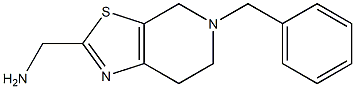 {5-benzyl-4H,5H,6H,7H-pyrido[4,3-d][1,3]thiazol-2-yl}methanamine Structure