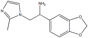 1-(1,3-benzodioxol-5-yl)-2-(2-methyl-1H-imidazol-1-yl)ethanamine Structure