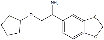 1-(1,3-benzodioxol-5-yl)-2-(cyclopentyloxy)ethanamine