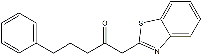 1-(1,3-benzothiazol-2-yl)-5-phenylpentan-2-one Structure