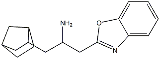 1-(1,3-benzoxazol-2-yl)-3-{bicyclo[2.2.1]heptan-2-yl}propan-2-amine|