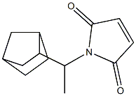 1-(1-{bicyclo[2.2.1]heptan-2-yl}ethyl)-2,5-dihydro-1H-pyrrole-2,5-dione 结构式