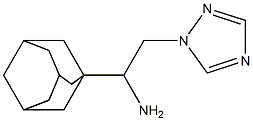 1-(1-adamantyl)-2-(1H-1,2,4-triazol-1-yl)ethanamine Structure