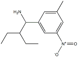 1-(1-amino-2-ethylbutyl)-3-methyl-5-nitrobenzene