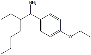 1-(1-amino-2-ethylhexyl)-4-ethoxybenzene 结构式