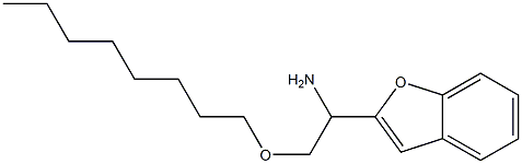 1-(1-benzofuran-2-yl)-2-(octyloxy)ethan-1-amine,,结构式