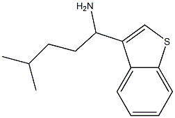  1-(1-benzothiophen-3-yl)-4-methylpentan-1-amine