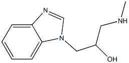 1-(1H-1,3-benzodiazol-1-yl)-3-(methylamino)propan-2-ol Structure