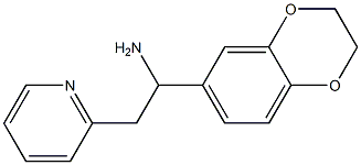 1-(2,3-dihydro-1,4-benzodioxin-6-yl)-2-(pyridin-2-yl)ethan-1-amine