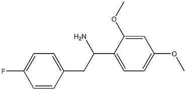 1-(2,4-dimethoxyphenyl)-2-(4-fluorophenyl)ethan-1-amine