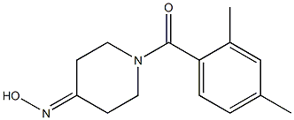 1-(2,4-dimethylbenzoyl)piperidin-4-one oxime