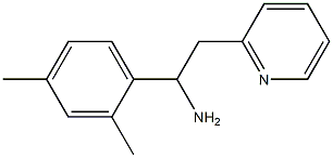1-(2,4-dimethylphenyl)-2-(pyridin-2-yl)ethan-1-amine Structure