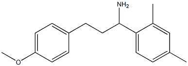 1-(2,4-dimethylphenyl)-3-(4-methoxyphenyl)propan-1-amine