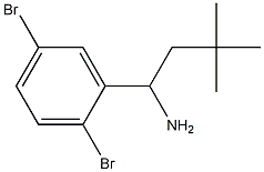 1-(2,5-dibromophenyl)-3,3-dimethylbutan-1-amine|