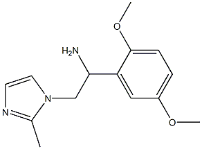 1-(2,5-dimethoxyphenyl)-2-(2-methyl-1H-imidazol-1-yl)ethanamine,,结构式