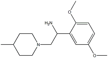 1-(2,5-dimethoxyphenyl)-2-(4-methylpiperidin-1-yl)ethanamine