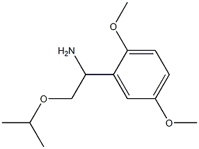 1-(2,5-dimethoxyphenyl)-2-(propan-2-yloxy)ethan-1-amine Structure