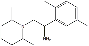 1-(2,5-dimethylphenyl)-2-(2,6-dimethylpiperidin-1-yl)ethan-1-amine