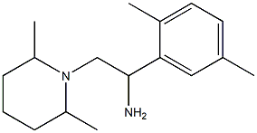 1-(2,5-dimethylphenyl)-2-(2,6-dimethylpiperidin-1-yl)ethan-1-amine|