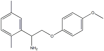  1-(2,5-dimethylphenyl)-2-(4-methoxyphenoxy)ethanamine