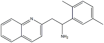 1-(2,5-dimethylphenyl)-2-(quinolin-2-yl)ethan-1-amine