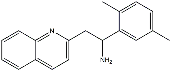  1-(2,5-dimethylphenyl)-2-(quinolin-2-yl)ethan-1-amine