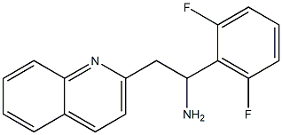 1-(2,6-difluorophenyl)-2-(quinolin-2-yl)ethan-1-amine Structure