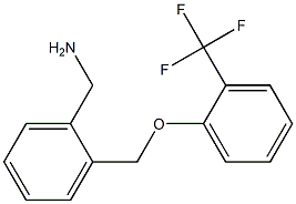 1-(2-{[2-(trifluoromethyl)phenoxy]methyl}phenyl)methanamine|