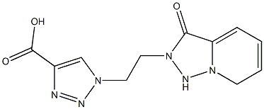 1-(2-{3-oxo-2H,3H-[1,2,4]triazolo[3,4-a]pyridin-2-yl}ethyl)-1H-1,2,3-triazole-4-carboxylic acid