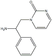 1-(2-amino-2-phenylethyl)pyrimidin-2(1H)-one,,结构式