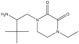 1-(2-amino-3,3-dimethylbutyl)-4-ethylpiperazine-2,3-dione