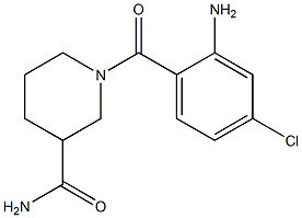 1-(2-amino-4-chlorobenzoyl)piperidine-3-carboxamide Structure