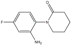 1-(2-amino-4-fluorophenyl)piperidin-2-one Structure