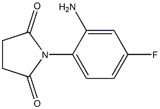 1-(2-amino-4-fluorophenyl)pyrrolidine-2,5-dione Structure