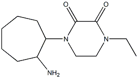 1-(2-aminocycloheptyl)-4-ethylpiperazine-2,3-dione