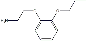 1-(2-aminoethoxy)-2-propoxybenzene,,结构式