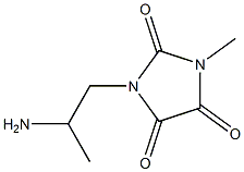 1-(2-aminopropyl)-3-methylimidazolidine-2,4,5-trione Structure