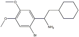 1-(2-bromo-4,5-dimethoxyphenyl)-2-cyclohexylethan-1-amine