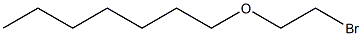 1-(2-bromoethoxy)heptane Structure