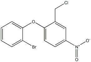 1-(2-bromophenoxy)-2-(chloromethyl)-4-nitrobenzene