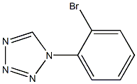 1-(2-bromophenyl)-1H-tetrazole,,结构式
